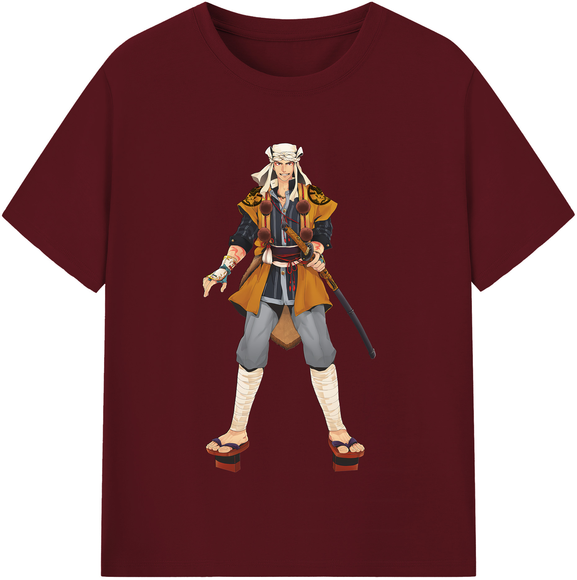 （画像用） 刀剣乱舞 Touken Ranbu 綿100％半袖Tシャツ（フロントプリント）
